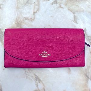 Pink Ruby Coach Wallet